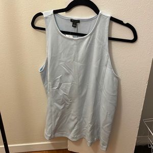 NEW Ann Taylor light blue blouse in size Large